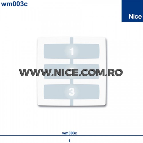 Modul cu 3 canale Nice Wm003c